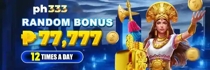 PH333 casino promotional screenshot with premium slot visuals and gold themed interface